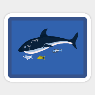 Shark on the nature! Sticker